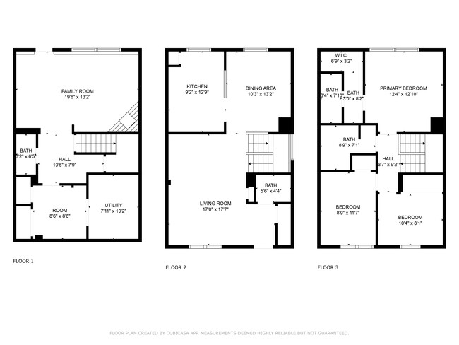 Floor Plan for all Floors - 5523 Inverness Woods Ct