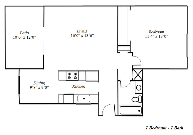 Floorplan - Sedona Apartment Homes