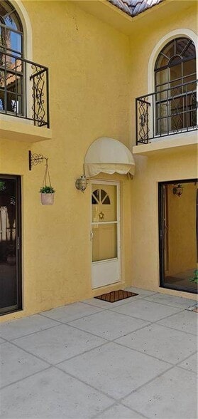 Private Patio Front door - 1001 Royal Palm Blvd