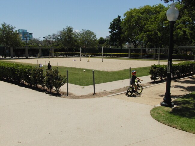 Roxbury Park volleyball courts (2) - 456 S Spalding Dr