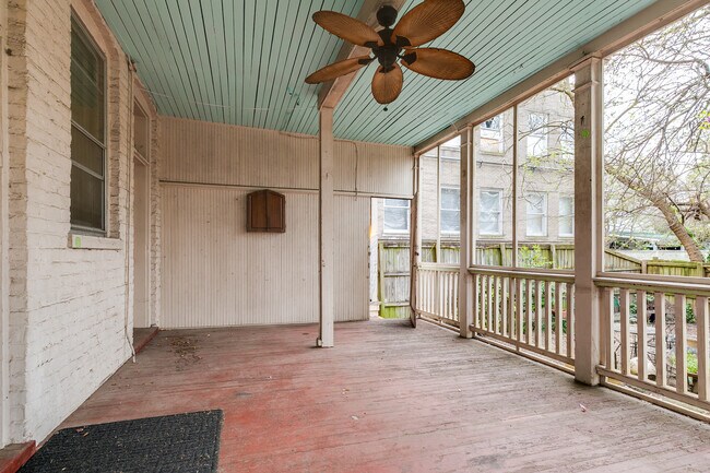 Rear Porch - 1809 Park Ave