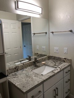 Upgraded bright & light bathroom. - 375 N M St