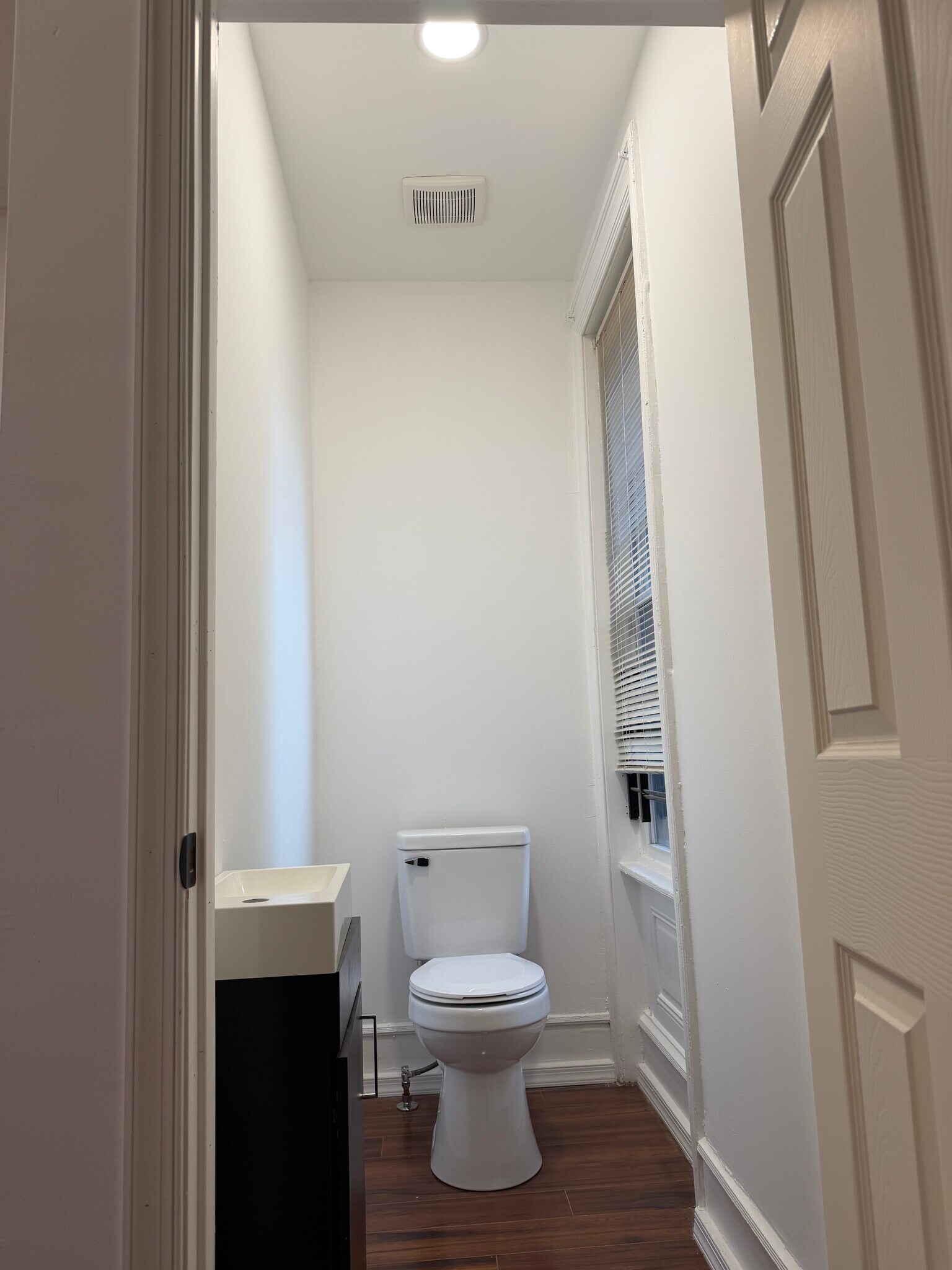 1/2 bathroom on first floor - 1641 Edgley St