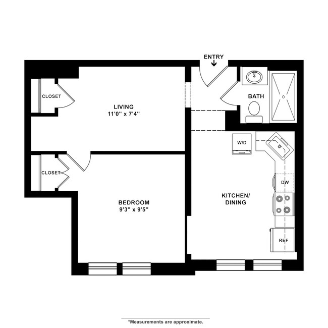 Floorplan - Clearway Apartments