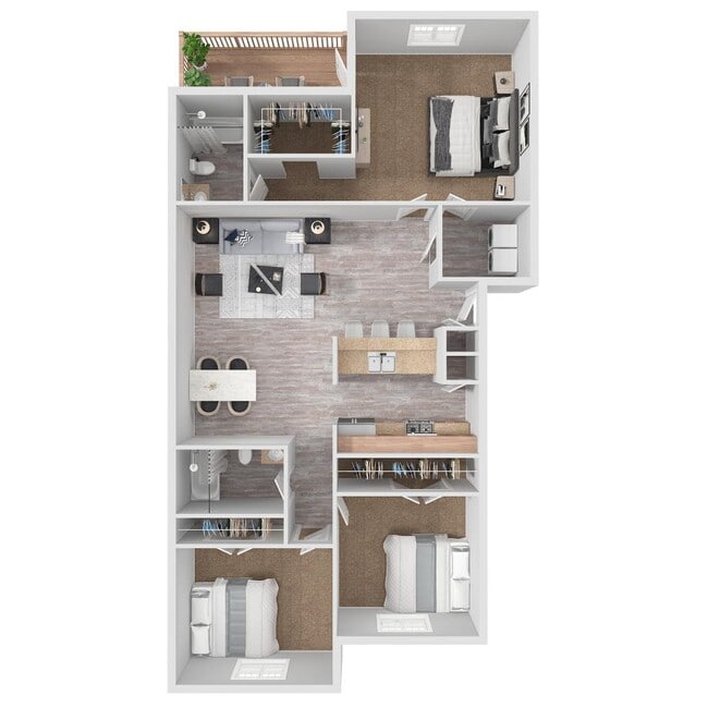 Floorplan - Rim Creek Apartments