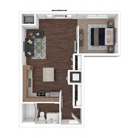 Floorplan - 2626 South Side Flats