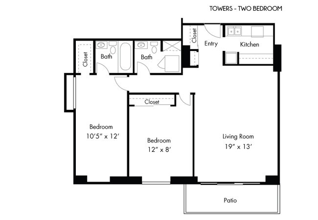 Floorplan - Capitol Towers