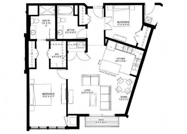 Floorplan - The Legends of Cottage Grove 55+ Apartments