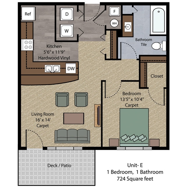 Floorplan - The Apartments at Lux 96