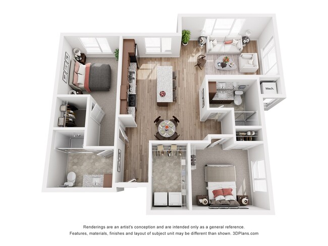 Floorplan - Sonder Point 50+ Apartments