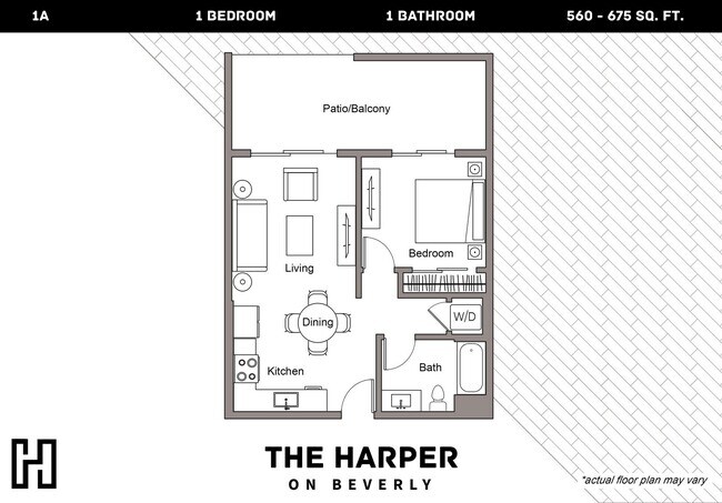 Floorplan - The Harper on Beverly