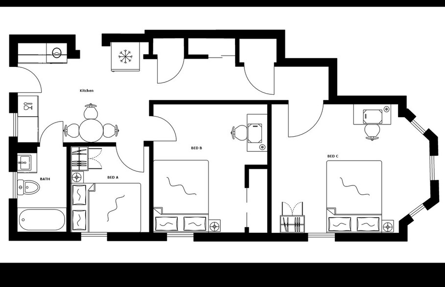 Building Photo - Private bedroom in 3 bed/1 bath Home