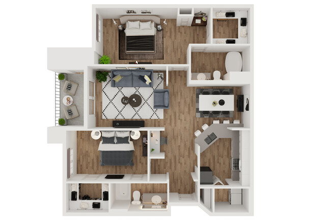 Floorplan - Montrachet Apartments