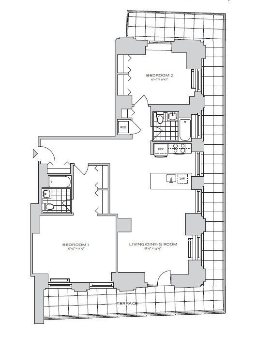 Floorplan - 70 Pine Apartments