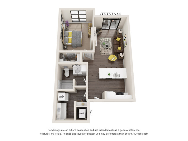 Floorplan - Encore @ White Oaks Apartments