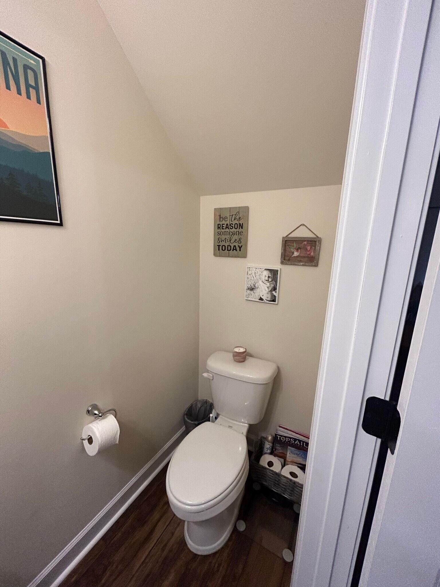 Half bathroom downstairs - 408 Justice Farm Dr