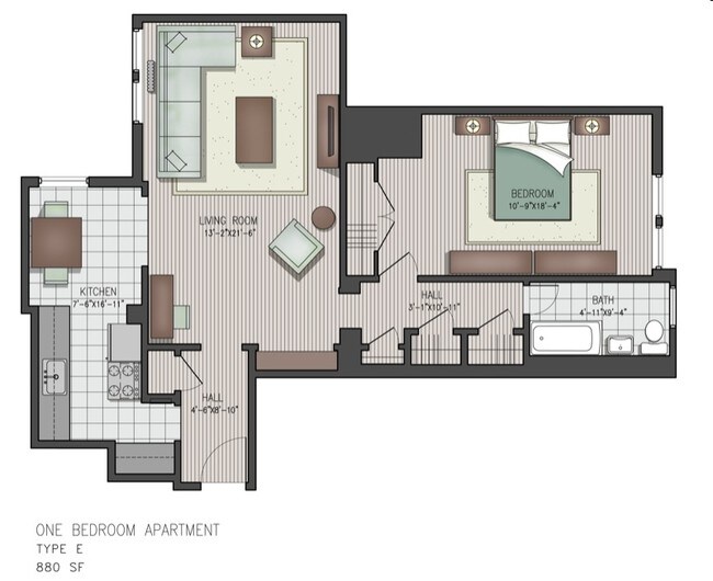 Type E - Madison Apartments