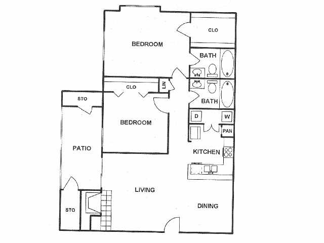 2BR/2BA - West Oaks Landing