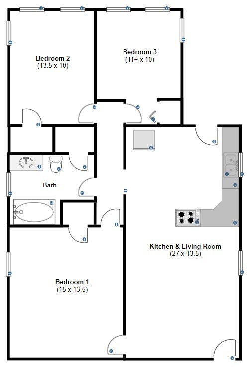 floorplan - 1101 Marengo St