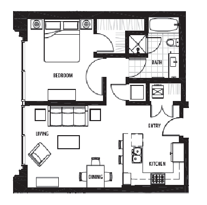 1BR/1BA - Richards Court