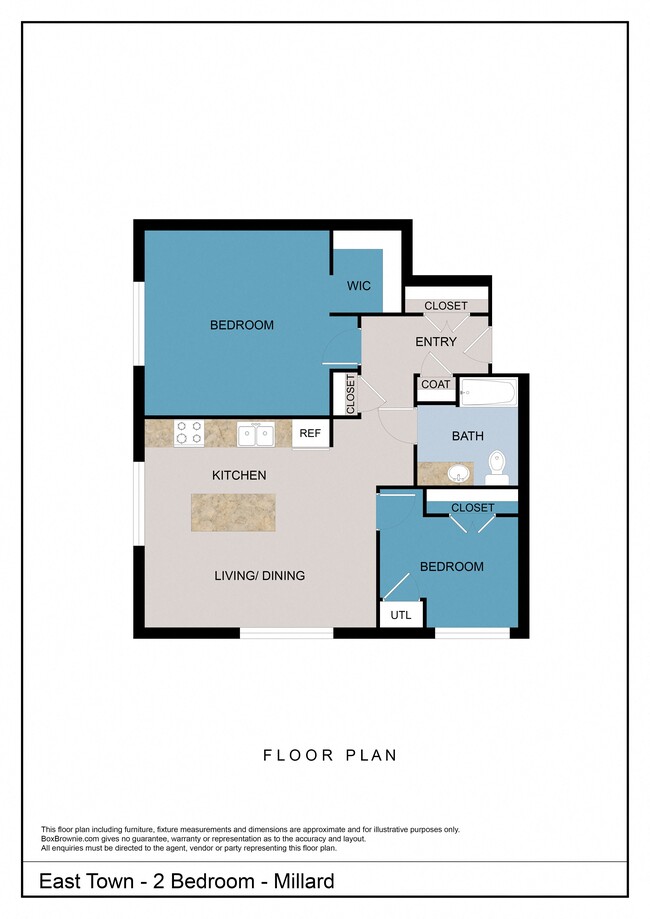 Floorplan - East Town Apartments