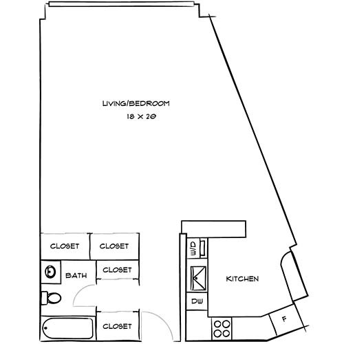 Floorplan - Flamingo South Beach