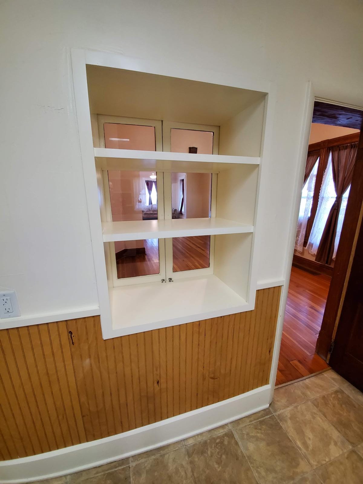 Built in from kitchen - 607 Harrison Ave