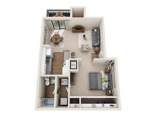 Floorplan - Promontory Point Apartments