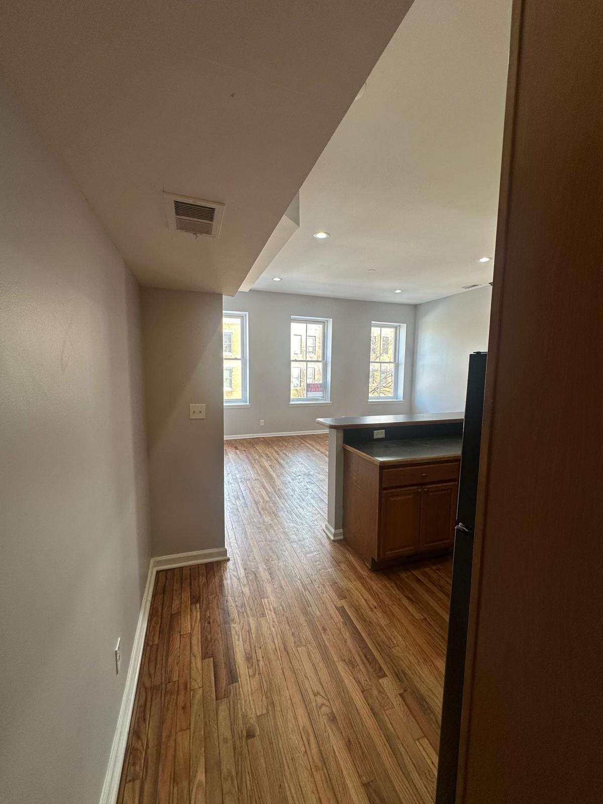 View of living room from back of kitchen - 1426 Madison Ave