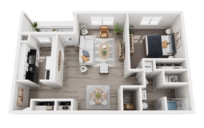 A1 - 1 Bed 1 Bath - Rise Chapel Hill