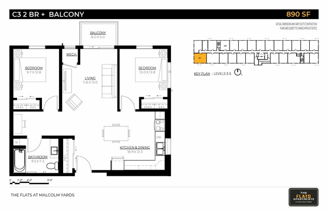 Floorplan - Flats at Malcolm Yards