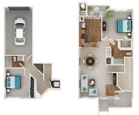 Floorplan - Townes at Village Center