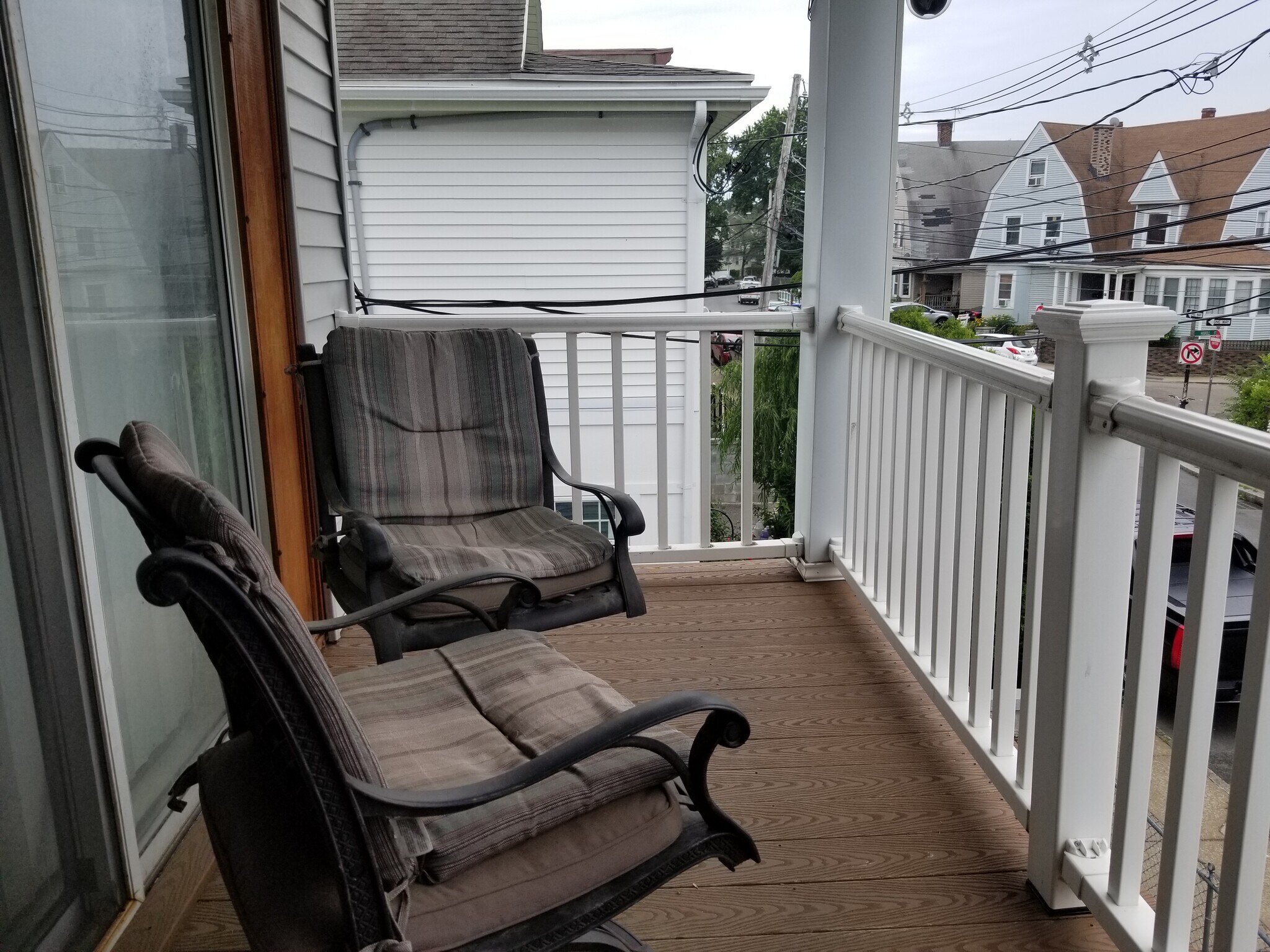 Front deck overseeing the main streets - 61 Hooker St