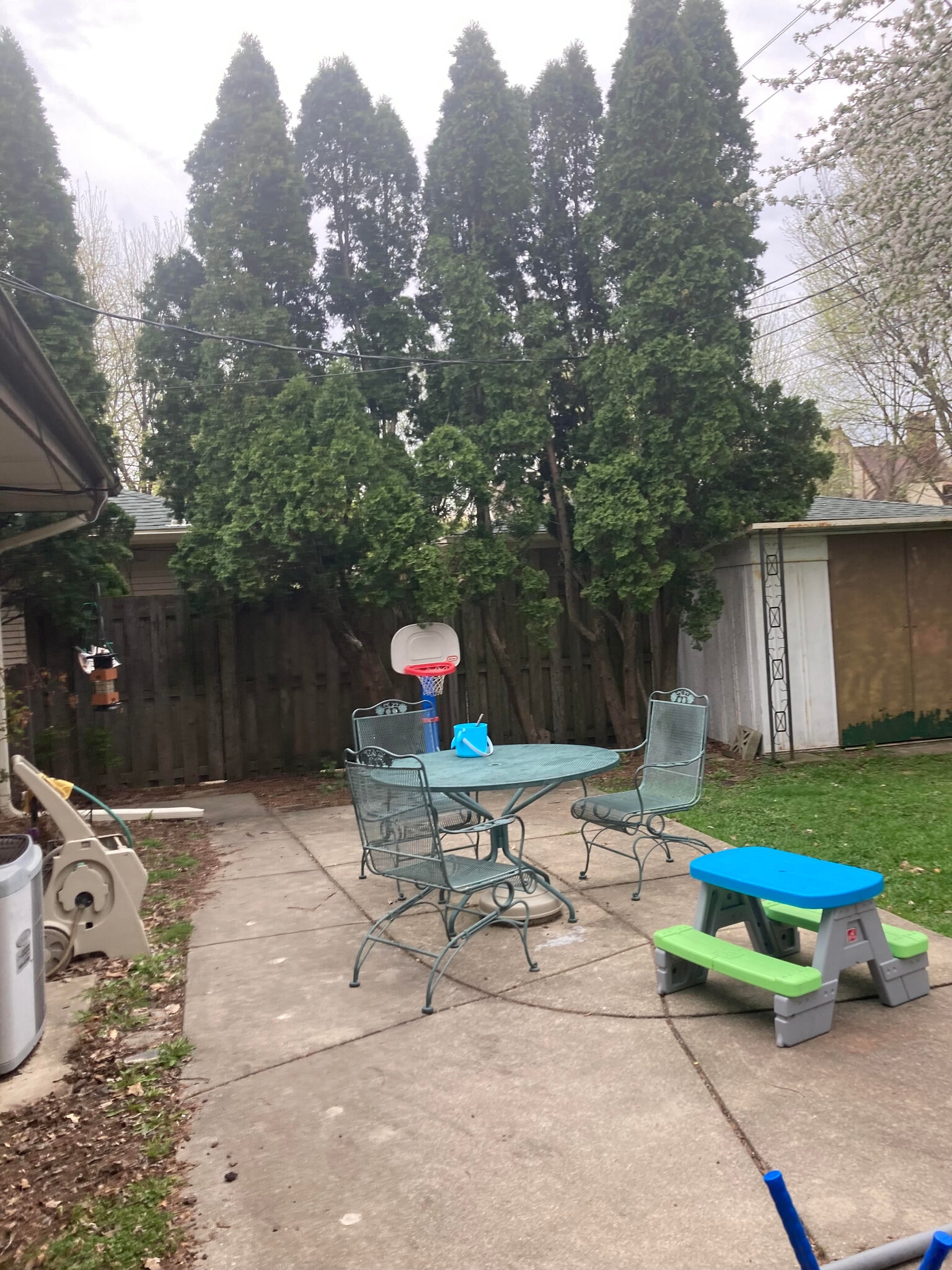 Backyard patio - 8511 W Wisconsin Ave