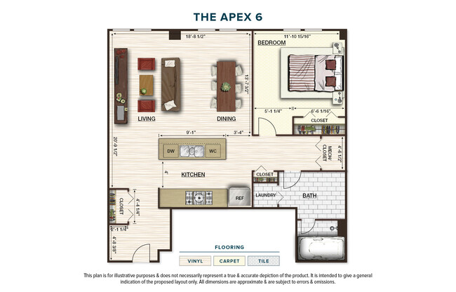 Floorplan - The Pinnacle @ 65