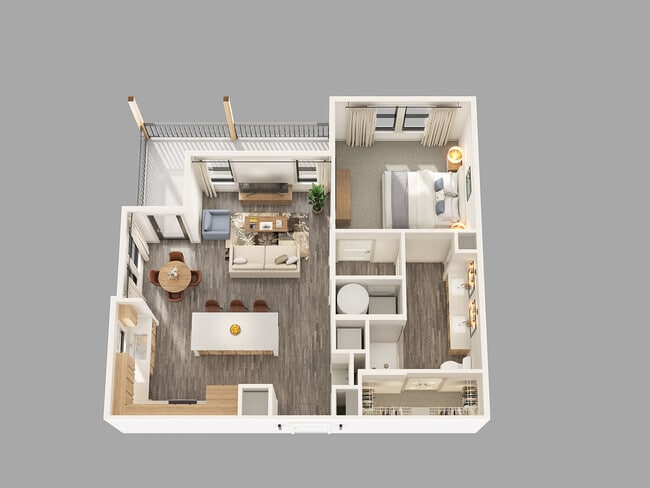 Floorplan - Seven17 Lehman