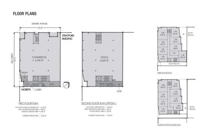 Bulding Floor Plans - The Argyle