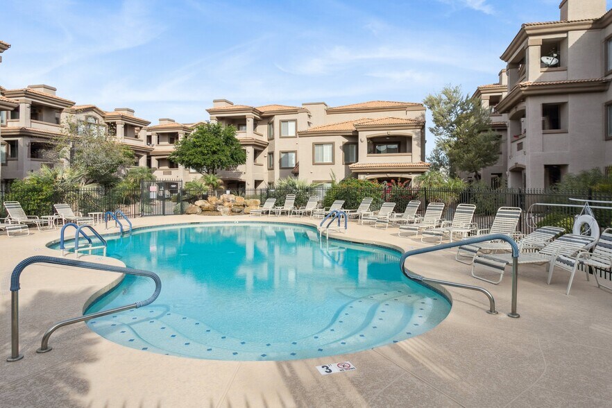 Closest community pool (there are several you can use) is just outside your unit - 14000 N 94th St