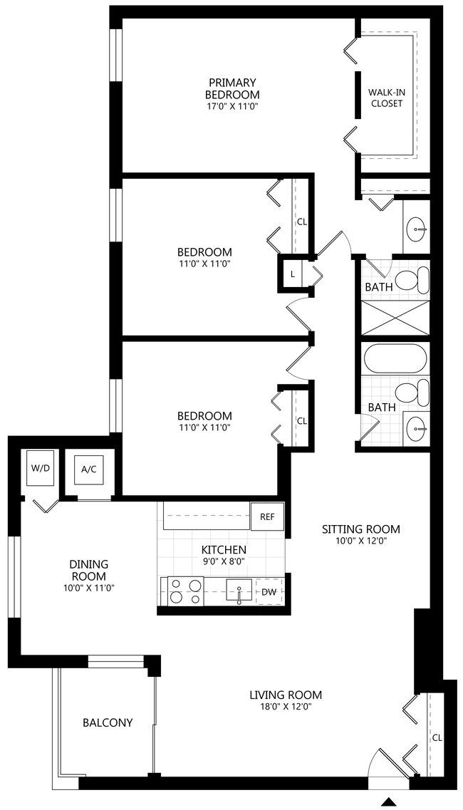 Floorplan - PeachTree of McLean