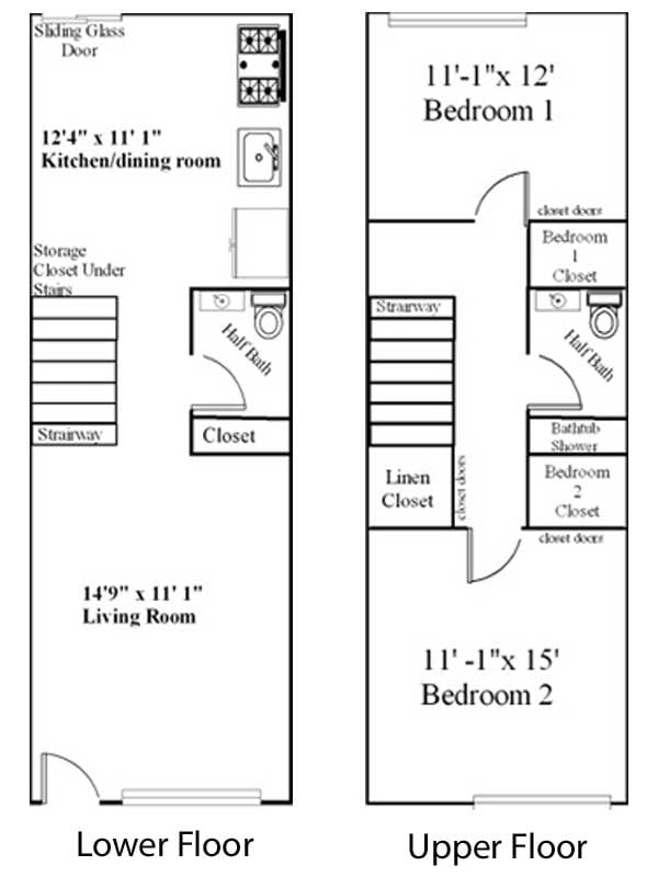 2 Bed / 1.5 Bath w/o washer & dryer - Campus Edge at Brigham