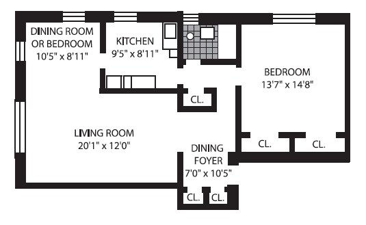 1BR/1BA - Roosevelt House