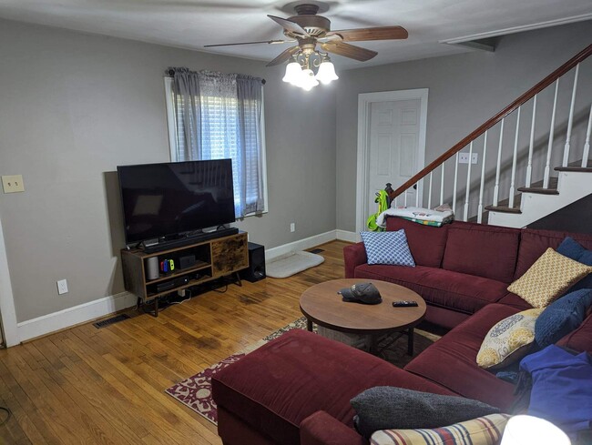 Living room/door to office - 211 Sandpiper Dr