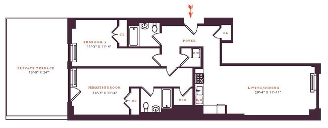 Floorplan - The Nathaniel