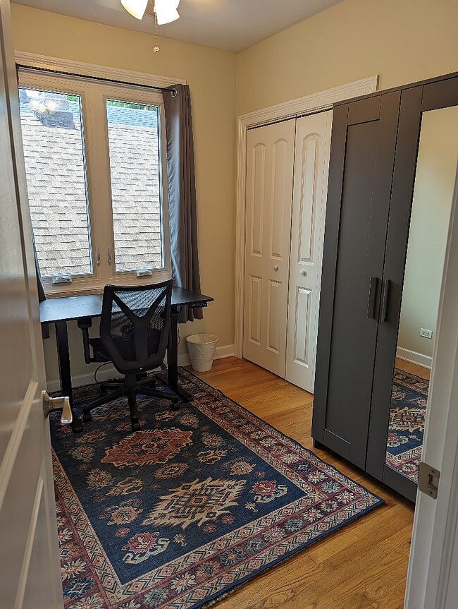 Furnished Second Bedroom Configured as Office - 2109 N Bingham St