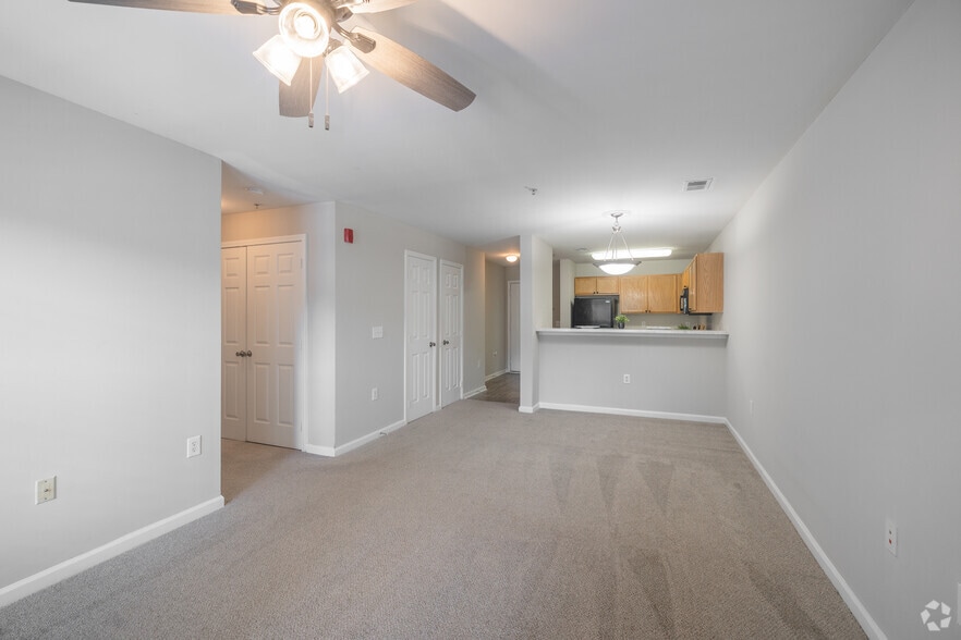 3BR, 2BA - 1,295SF - Living Room and Dining Room - Palisades at Carters Mill