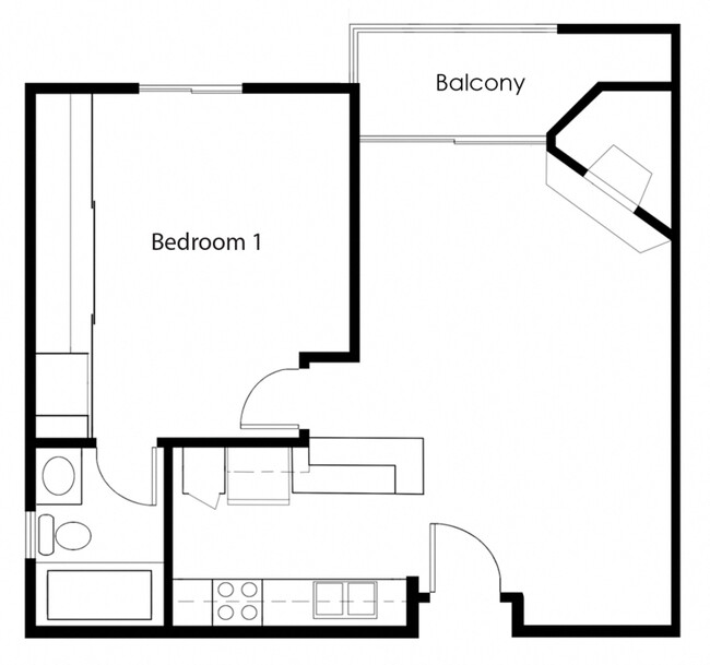 Floorplan - Midvale Towers