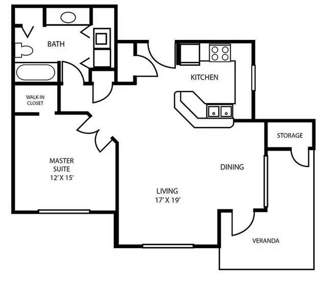 Floorplan - Pallas Townhomes and Apartments