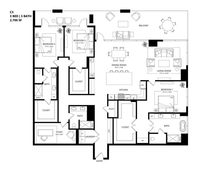 Floorplan - Bosque Residences