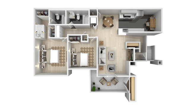 Floorplan - The Resort at Encinitas Luxury Apartment Homes