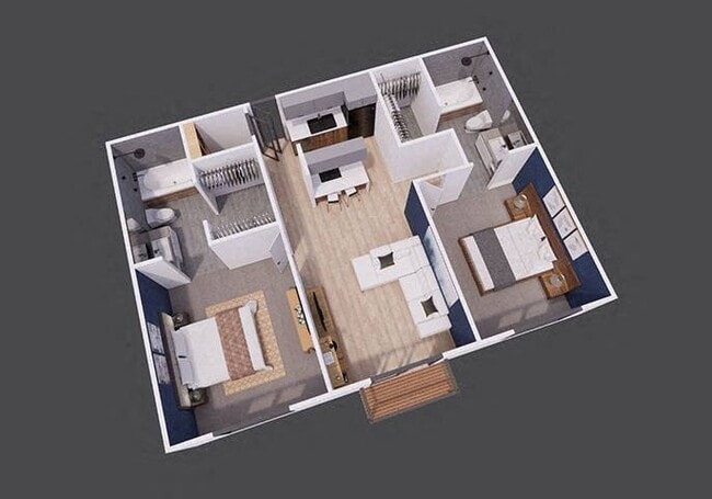 Floorplan - The Lodge Apartments